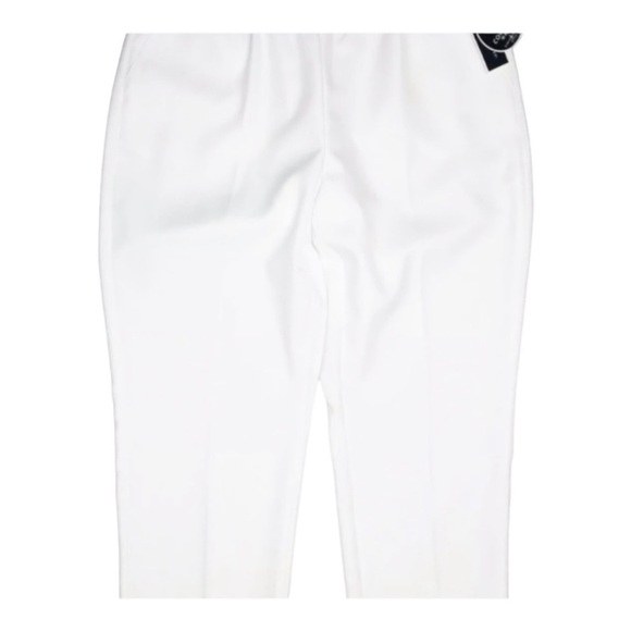 NEW Karen Scott Plus White Pants Pull On Stretch Elastic Comfort Waist Size 3X - Picture 4 of 7